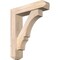 Ekena Millwork Balboa Craftsman Smooth Bracket w/ Offset Brace, Douglas Fir, 5 1/2"W x 22"D x 26"H BKT0604X22X26BOA04SDF - alternate 1